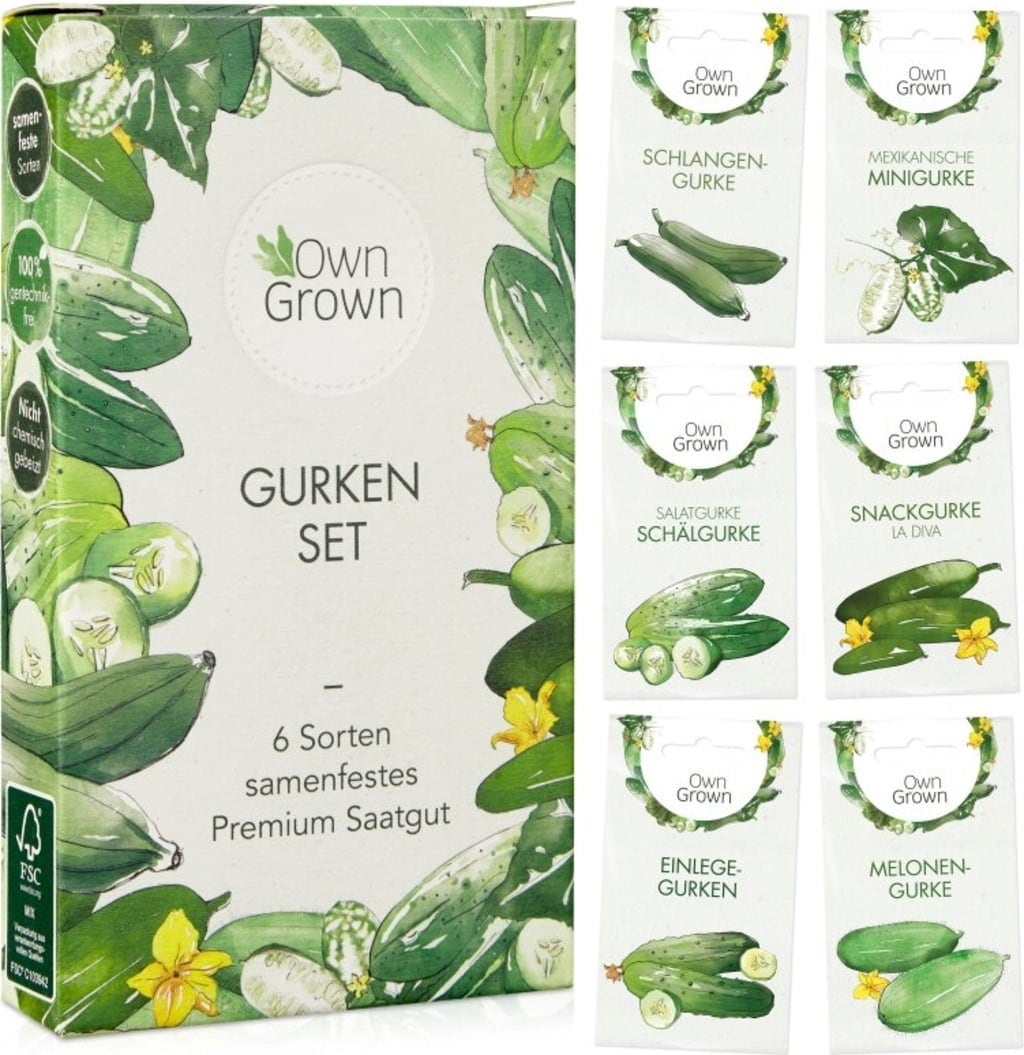 Own Grown Gurken-Samen 6er Set