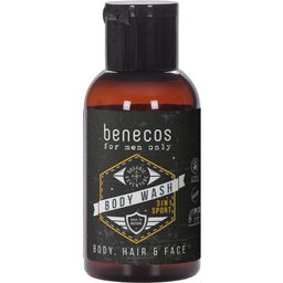 benecos for men only  3in1 Body Wash Sport - 50 ml