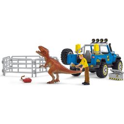 41464 - Dinosaurier - Geländewagen mit Dino-Außenposten - 1 Stk