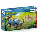 41464 - Dinosaurier - Geländewagen mit Dino-Außenposten - 1 Stk