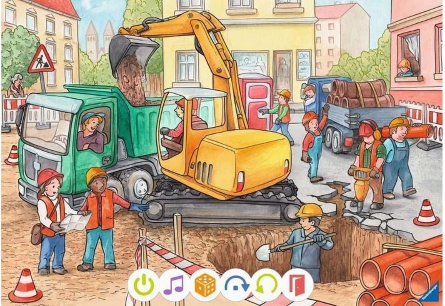tiptoi - Puzzle für kleine Entdecker - Baustelle