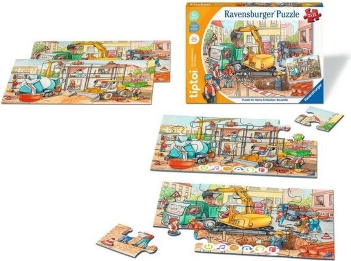 tiptoi - Puzzle für kleine Entdecker - Baustelle