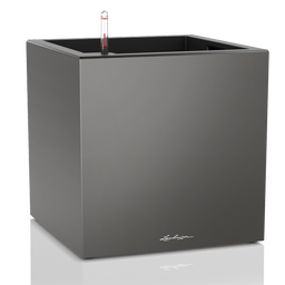 Lechuza Pflanzgefäß CANTO Premium low 40 - Anthrazit metallic
