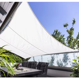 Windhager Sonnensegel SunSail CANNES Rechteck 4x5m - weiß