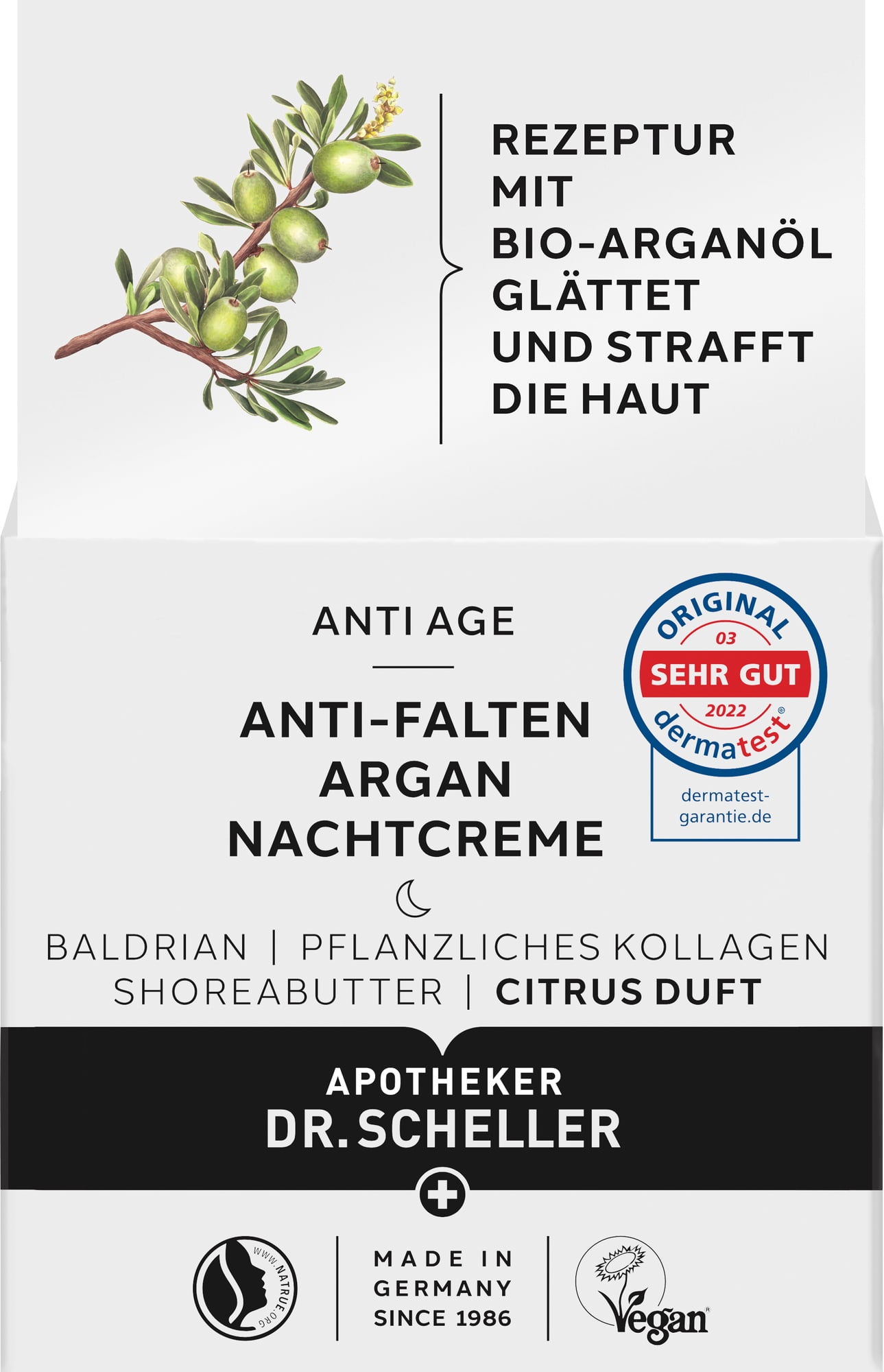 Dr. SCHELLER Anti-Falten Argan Nachtcreme - 50 ml