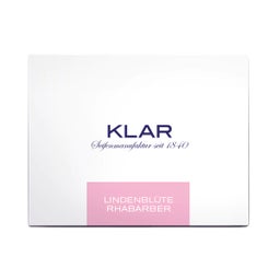 KLAR Pflegeseife - Lindenblüte & Rhabarber
