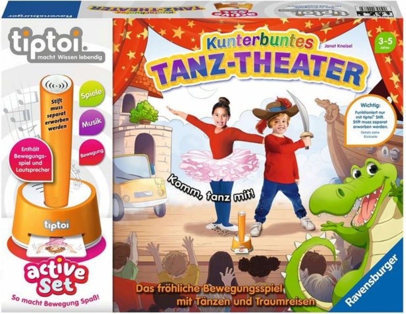 tiptoi - Spiel ACTIVE Set Kunterbuntes Tanz-Theater