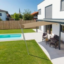 Windhager Sonnensegel SunSail CANNES Quadrat 3x3m - taupe