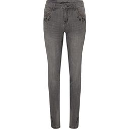 HangOwear Trachten-Jeans "Wencke", dunkelgrau
