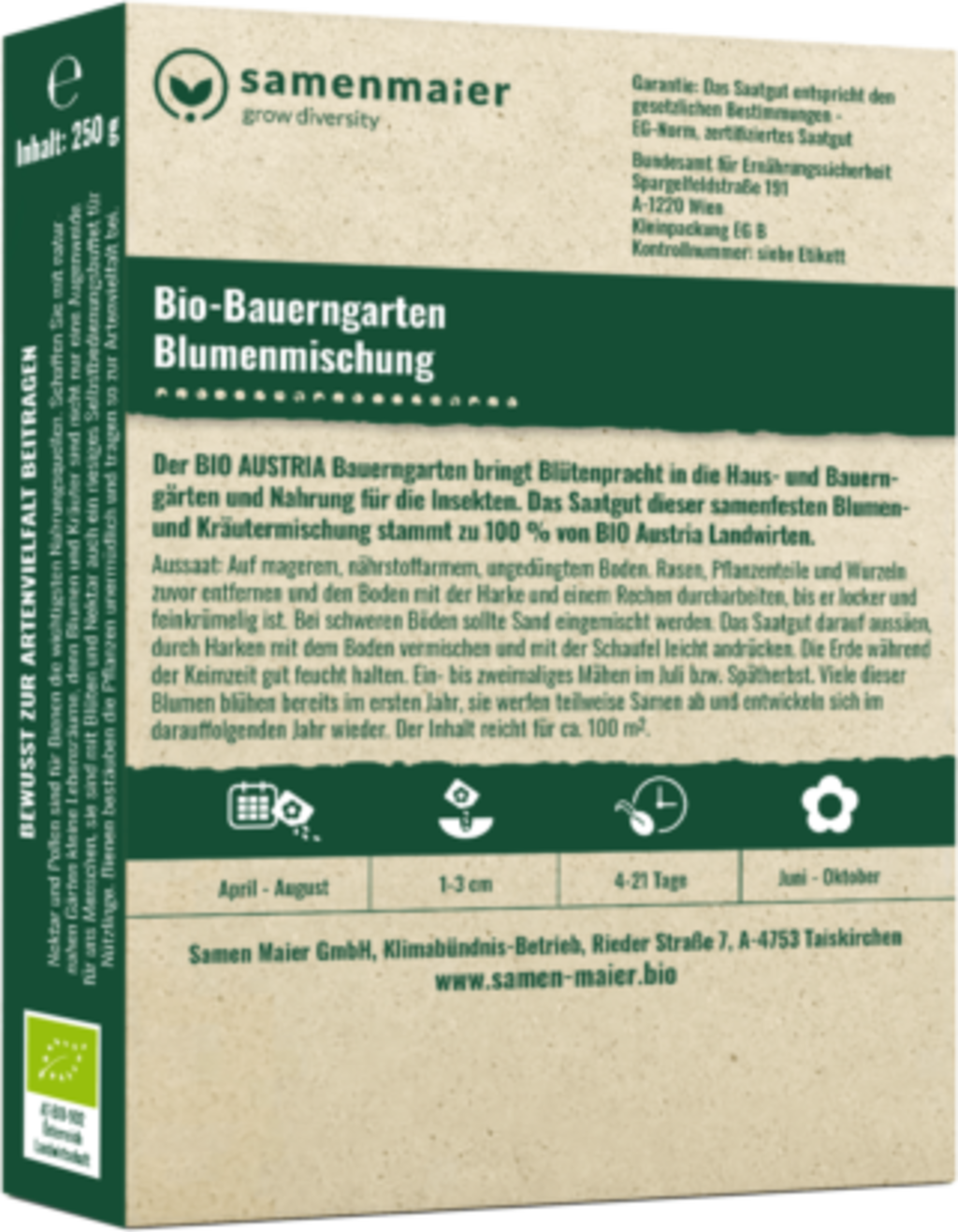 Samen Maier Bio Nützlingsweide Summ-Summ Wiese