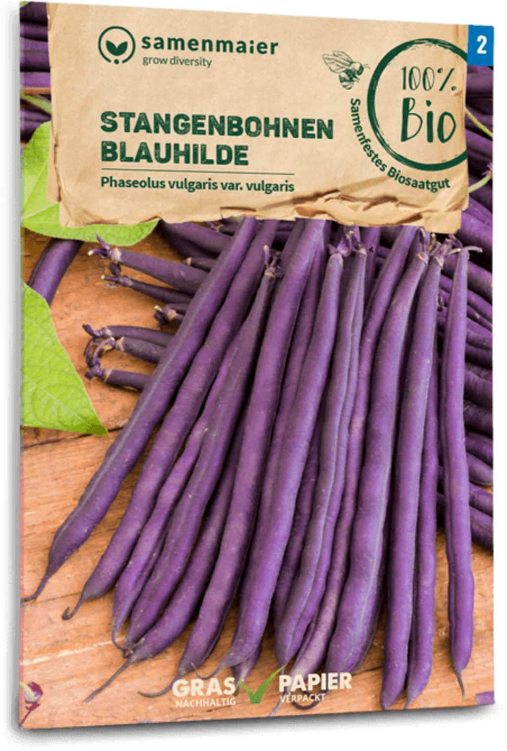 Bio Fadenlose Stangenbohne 
