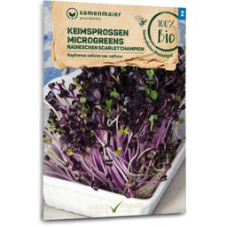 Bio Keimsprossen/Microgreens - Radieschen 