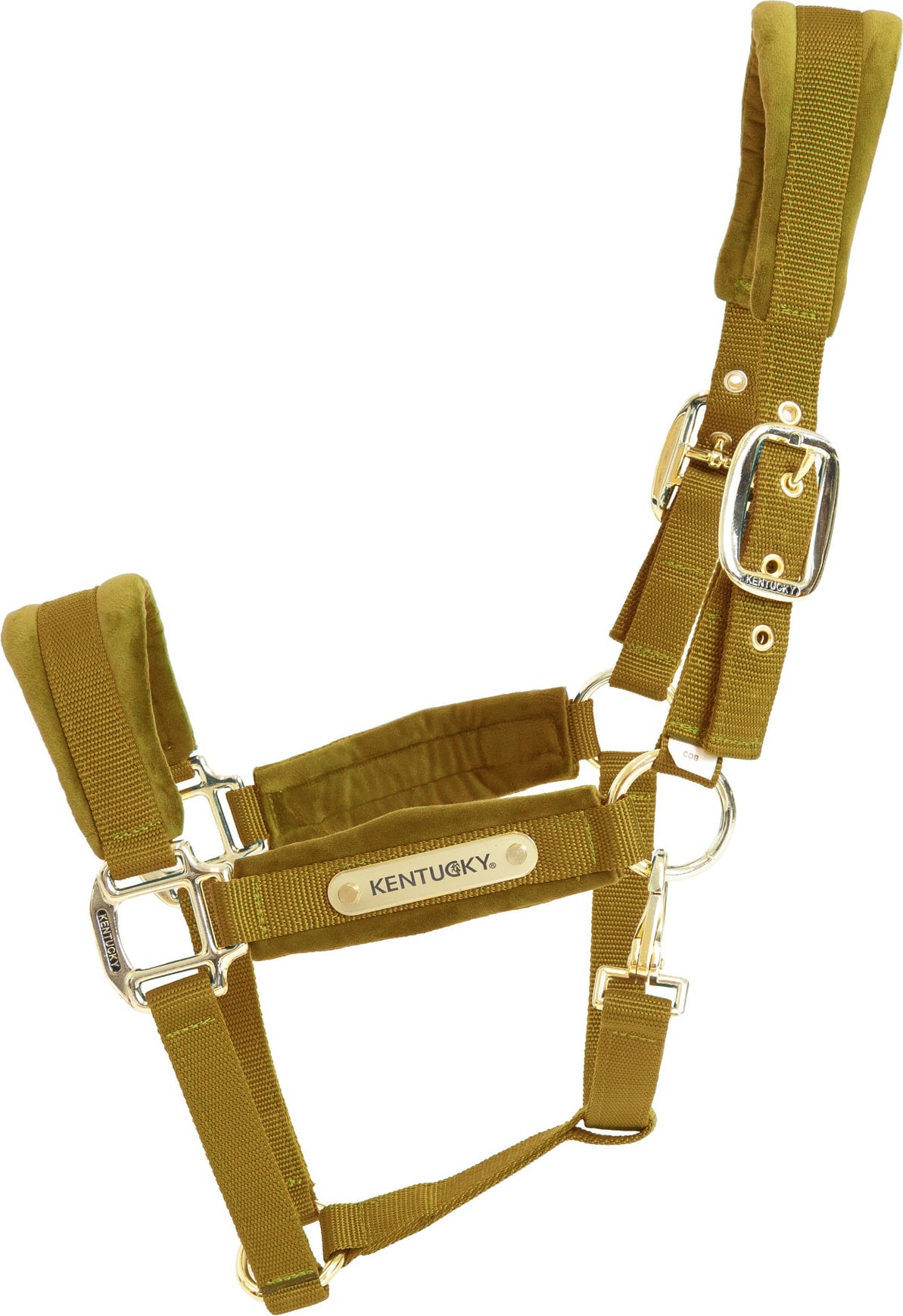 Kentucky Horsewear Velvet Halfter mustard