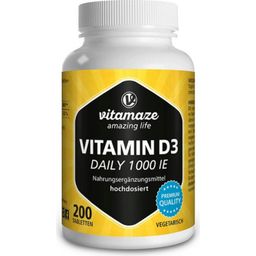 Vitamaze Vitamin D3 Daily 1000 IE - 200 Tabletten