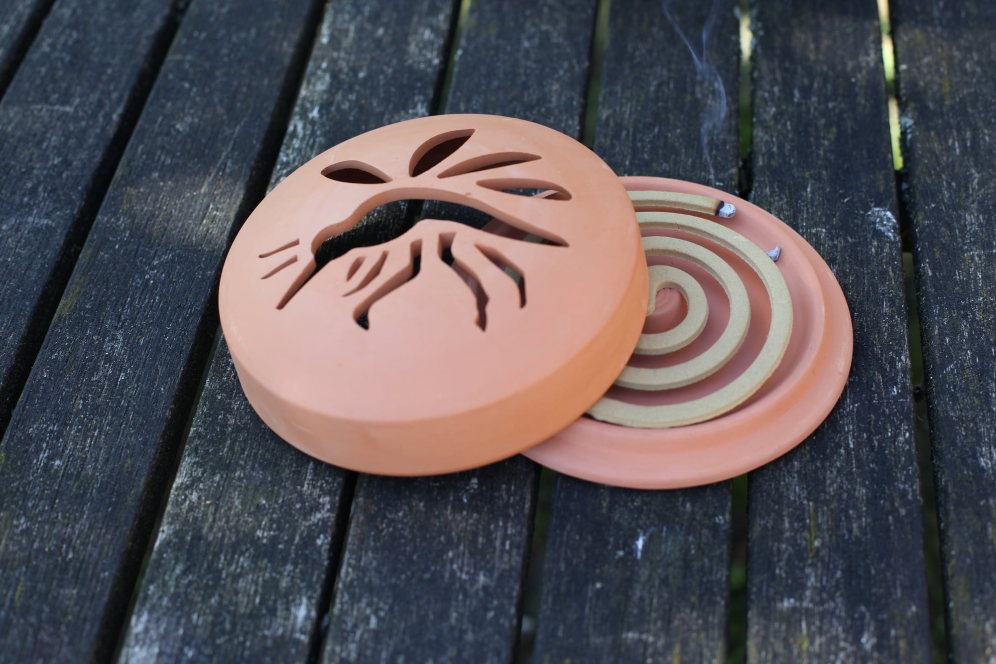 Esschert Design Citronella Spiralen in Terrakotta - 1 Set