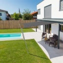 Windhager Sonnensegel SunSail CANNES Quadrat 4x4m - anthrazit