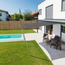 Windhager Sonnensegel SunSail CANNES Quadrat 5x5m - anthrazit