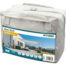 Windhager Sonnensegel SunSail CANNES Rechteck 2x3m - cream-grau