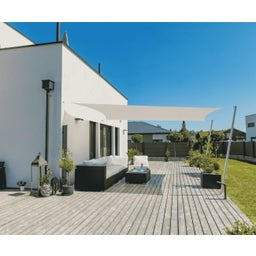 Windhager Sonnensegel SunSail CANNES Rechteck 3x4m - cream-grau