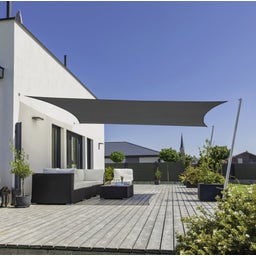 Windhager Sonnensegel SunSail CANNES Rechteck 2x3m - anthrazit