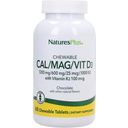 NaturesPlus® Cal/Mag/Vit. D3 mit Vit. K2 Kautabletten - Schokolade