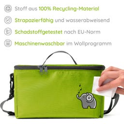 fantifant Musikbox-Taschen für Toniebox - mambagrün