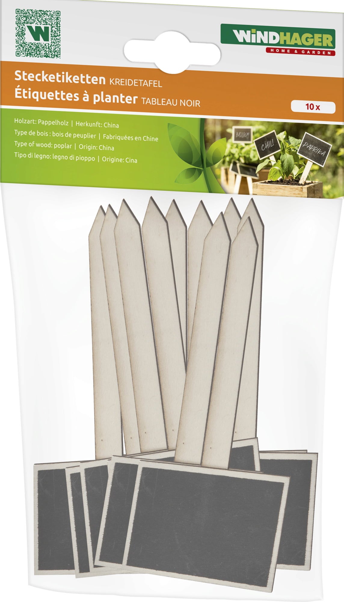 Windhager Stecketiketten Kreidetafel - 1 Set