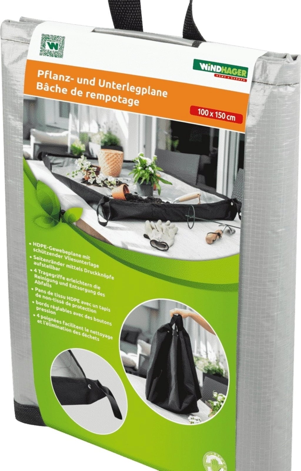 Windhager Pflanz- und Unterlegeplane mit Vlies - 1 Stk