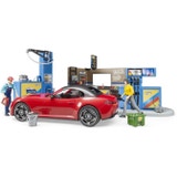 BRUDER bworld Tankstelle mit Waschplatz