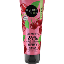 Organic Shop Cleansing Face Scrub Cherry & Ginger - 75 ml
