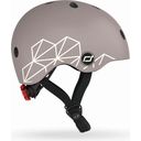 Scoot and Ride Helm Graphics XXS  - brown lines