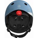 Scoot and Ride Helm Reflective XXS  - reflective steel
