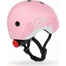 Scoot and Ride Helm Reflective XXS  - reflective rose