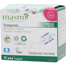 masmi Bio Tampons - Super 18 Stück