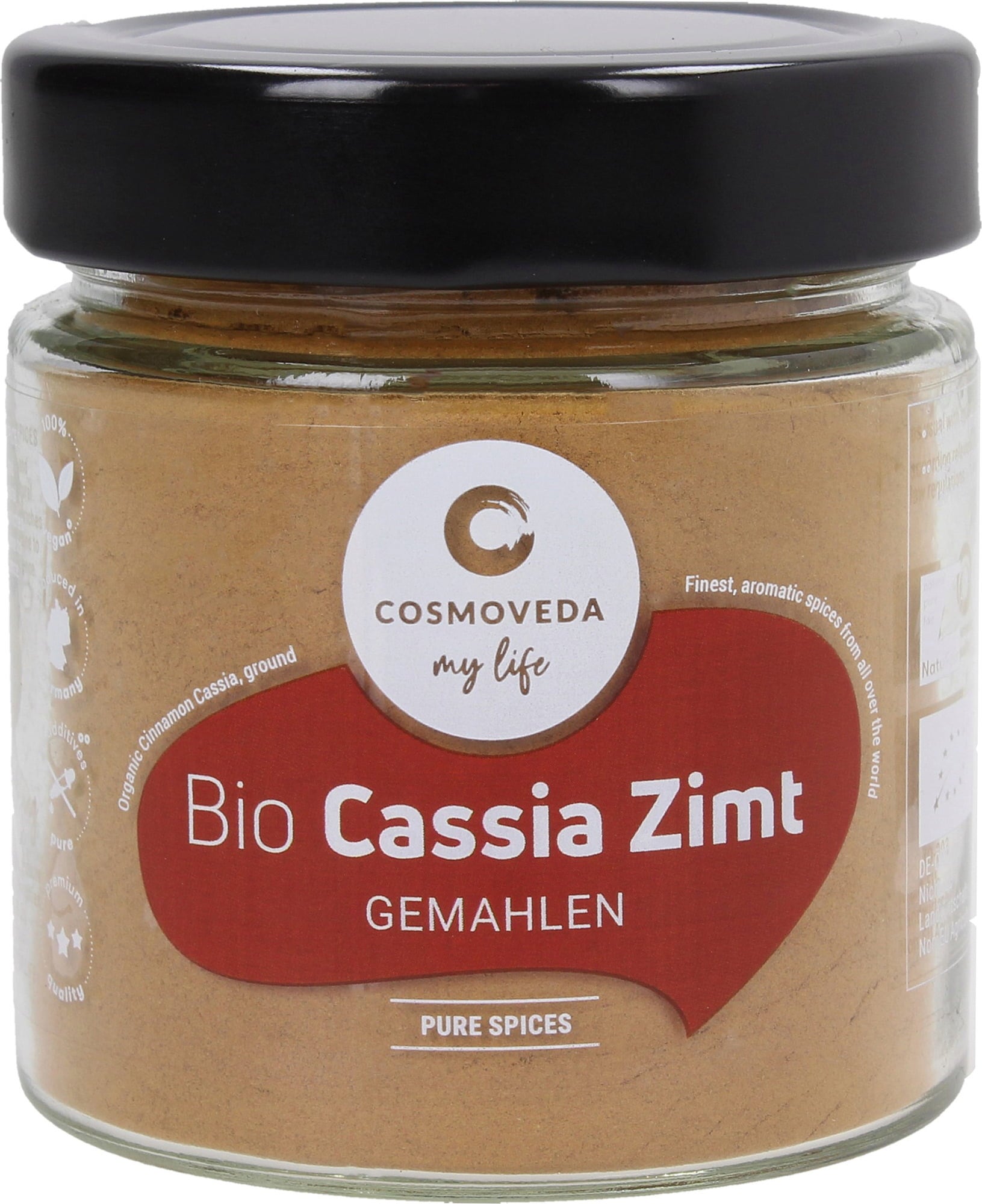 Cosmoveda Cassia Zimt gemahlen Bio