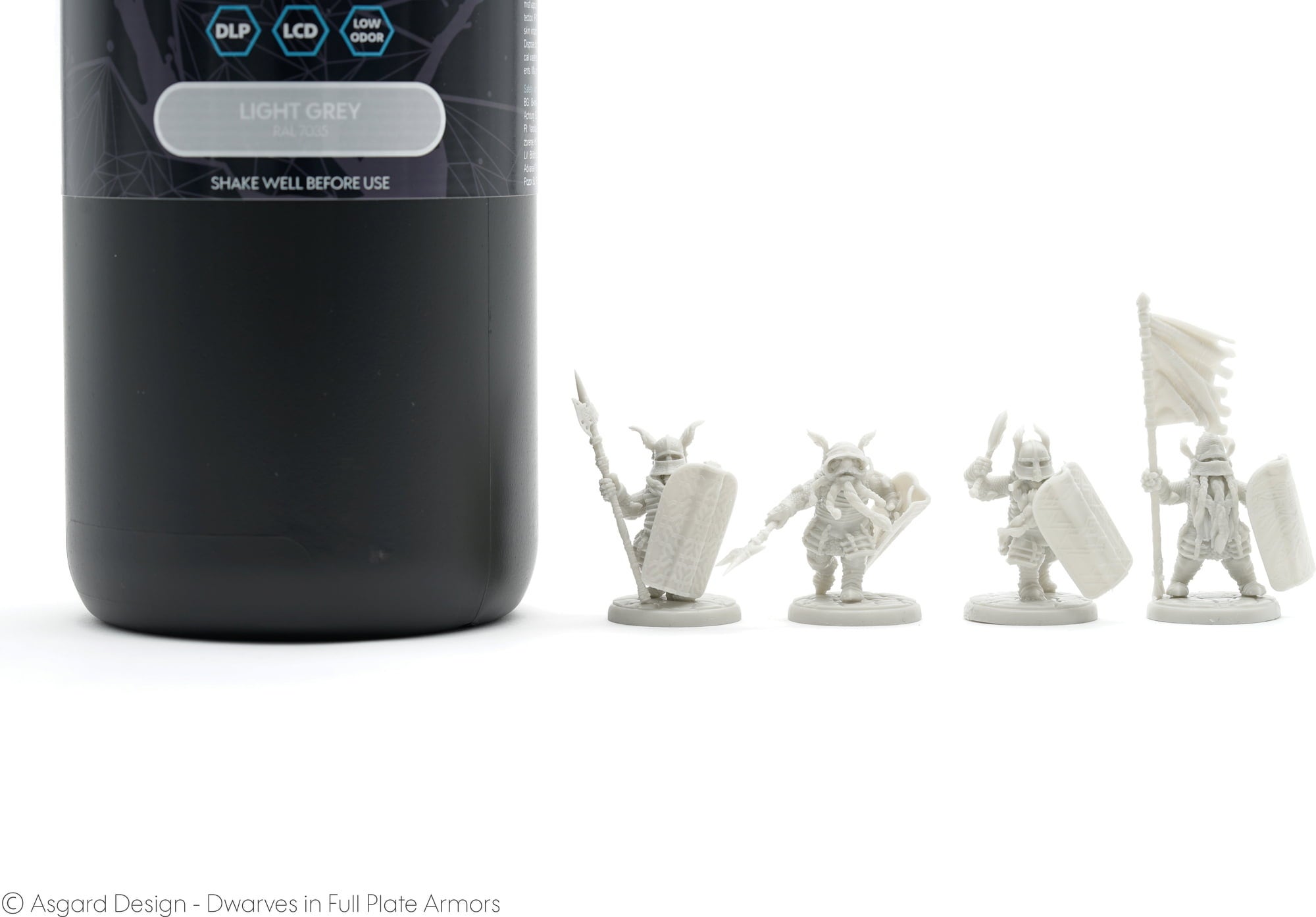 3DJAKE 8K High-Detail Resin Lichtgrau