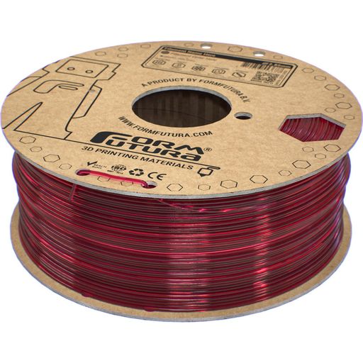 Formfutura EasyFil™ ePETG Transparent Red - 1,75 mm / 1000 g