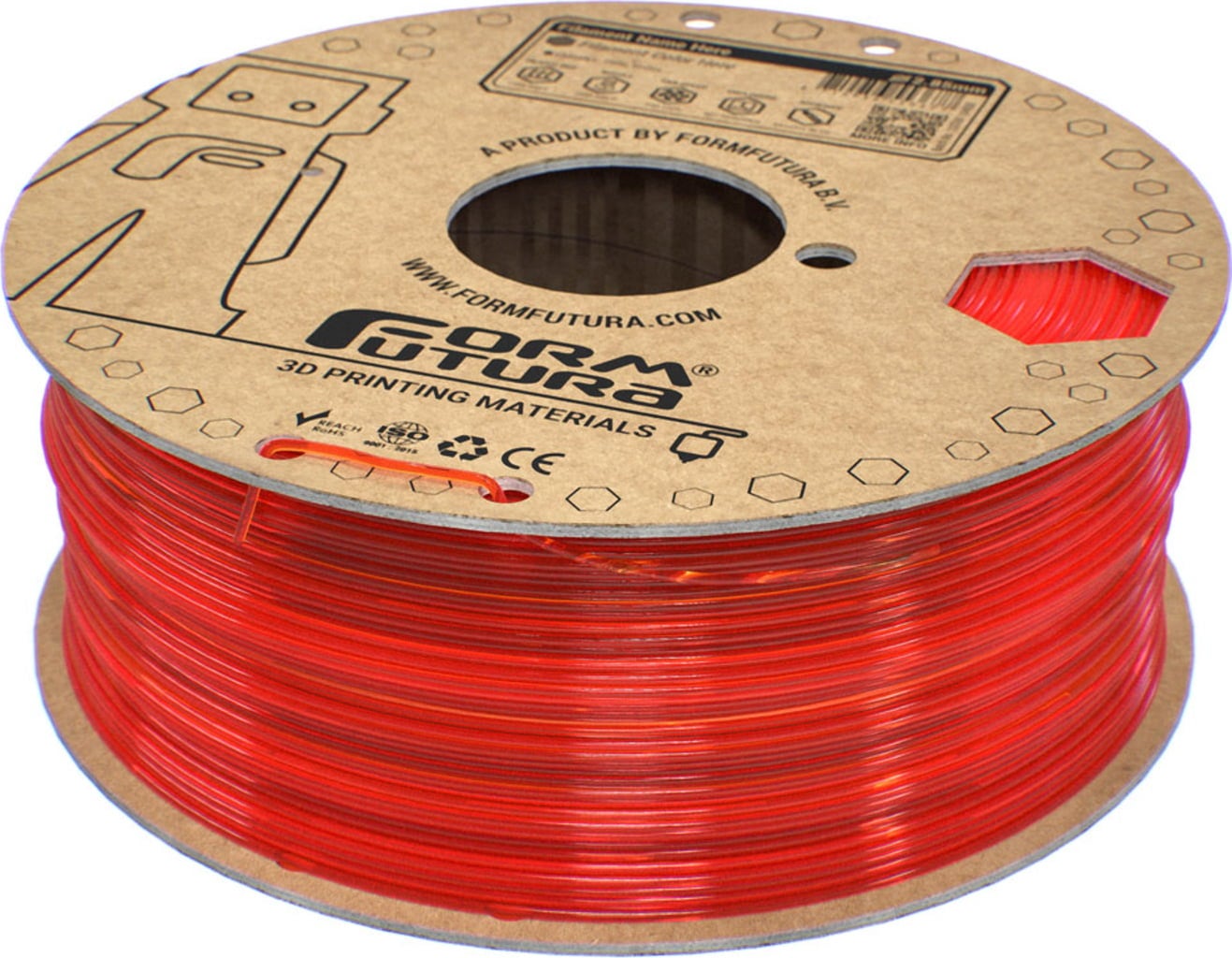 EasyFil™ ePETG Transparent Orange, 1,75 mm / 1000 g