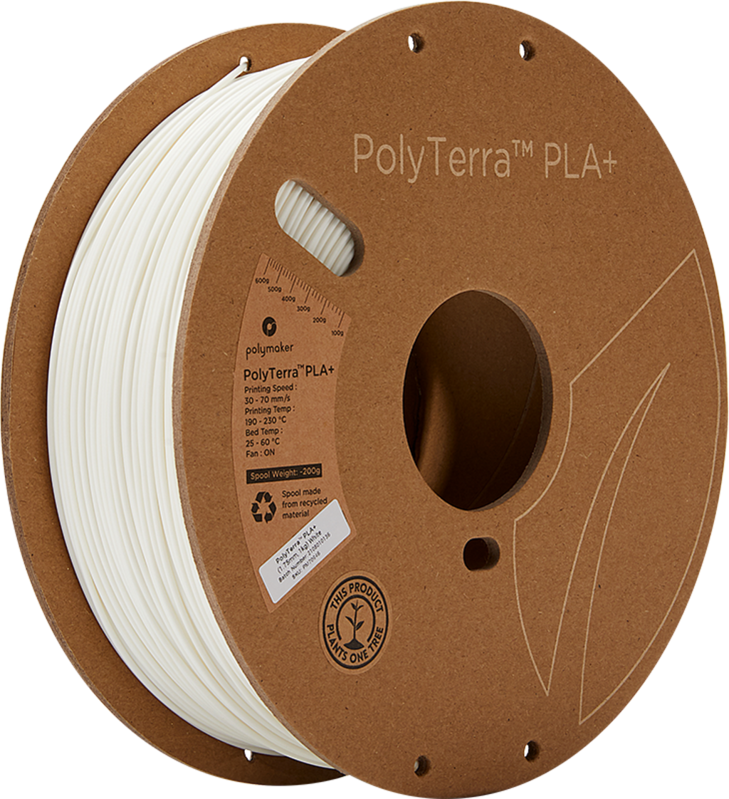 Polymaker PolyTerra PLA+ White - 1,75 mm