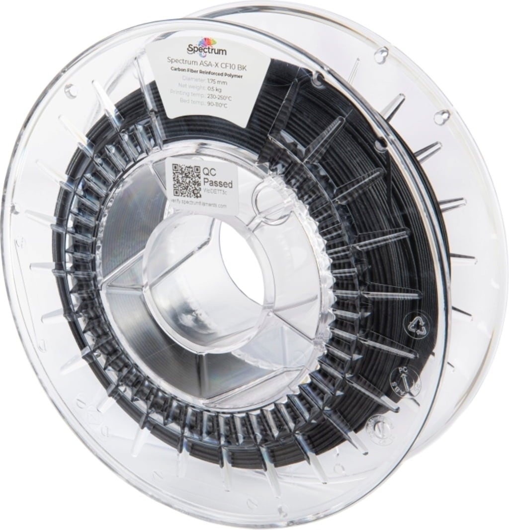 Spectrum ASA-X CF10 Black - 1,75 mm / 500 g
