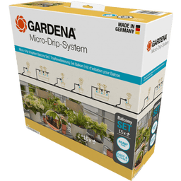 Micro-Drip-System Tropfbewässerung Set Balkon (15 Pflanzen) - Aktion