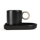 Byon Espressotasse NIKI - schwarz/beige