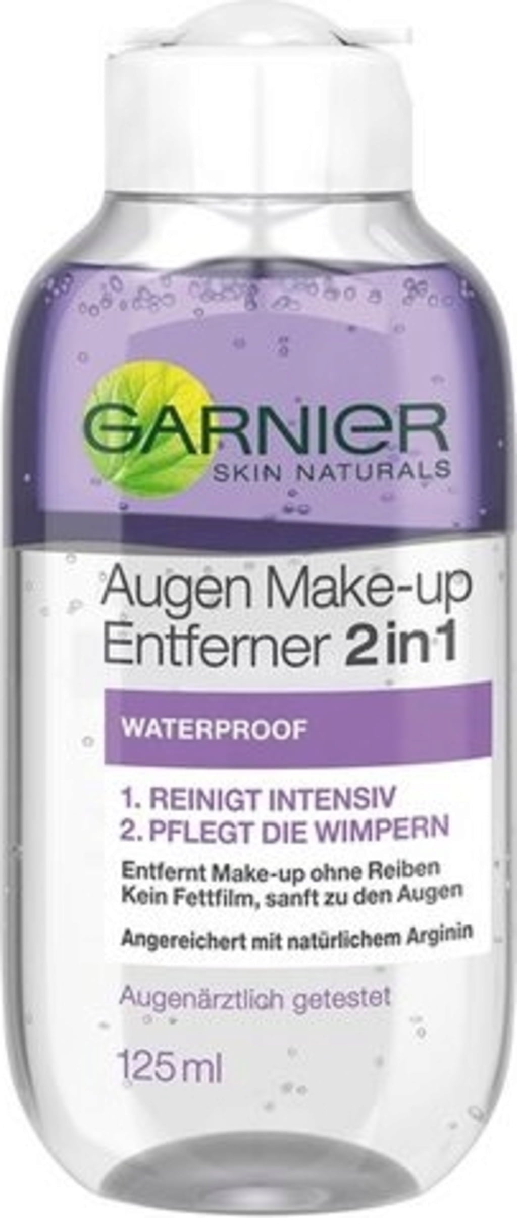 Skin Naturals 2in1 Augen Make-Up Entferner Waterproof, 125 ml