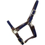 Kentucky Horsewear Nylon-Halfter geflochten navy