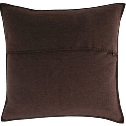 Zoeppritz Kissen Soft-Fleece Dunkelbraun - 40x40 cm