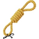 Europet Spielseil 2 Schlaufe gelb - 65cm