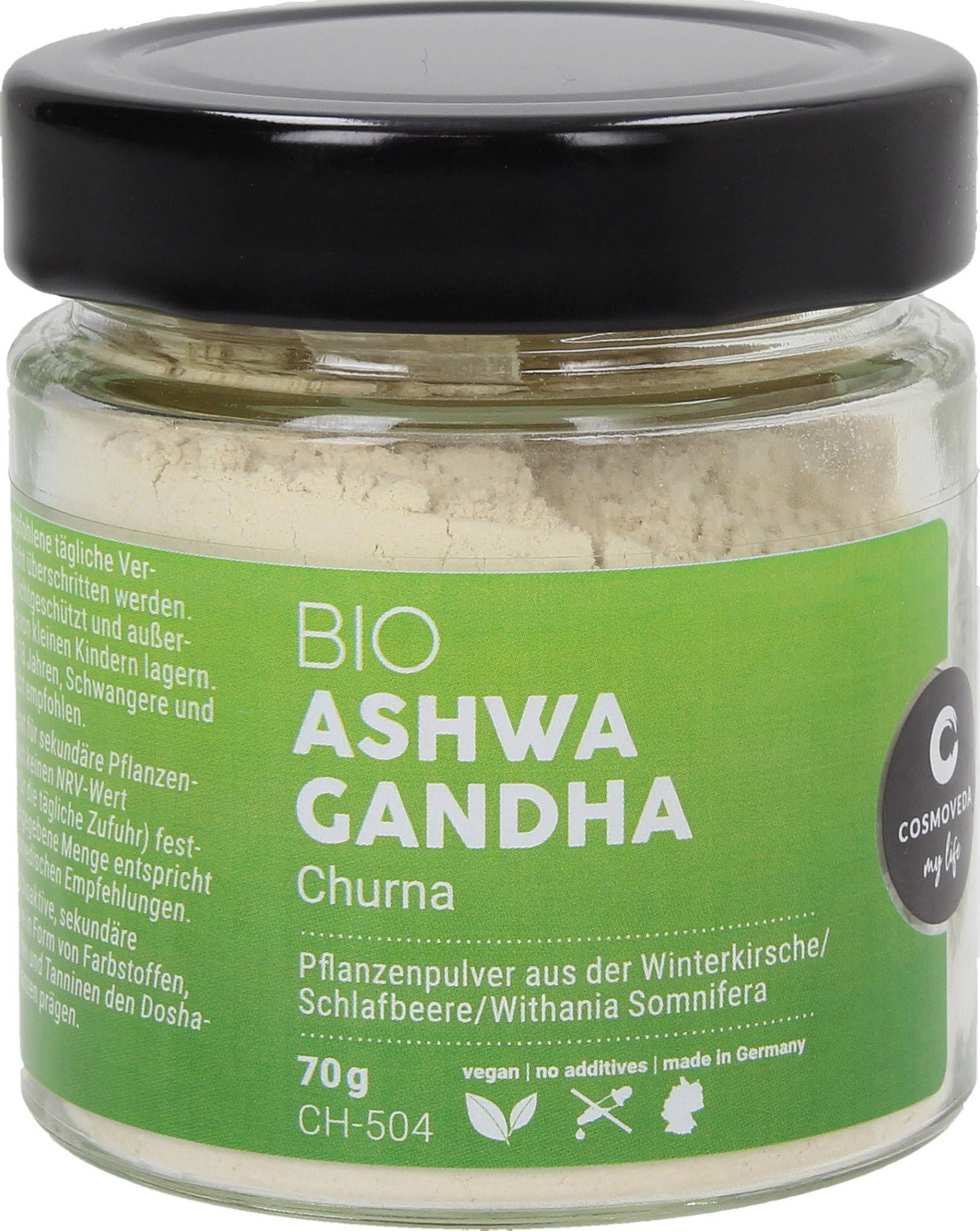 Ashwagandha Churna Bio, 70 g
