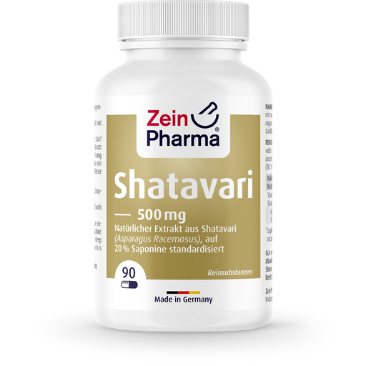 ZeinPharma® Shatavari Extrakt 500 mg - 90 Kapseln