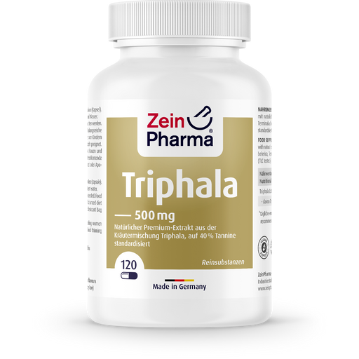 ZeinPharma® Triphala Extrakt 500 mg - 120 Kapseln