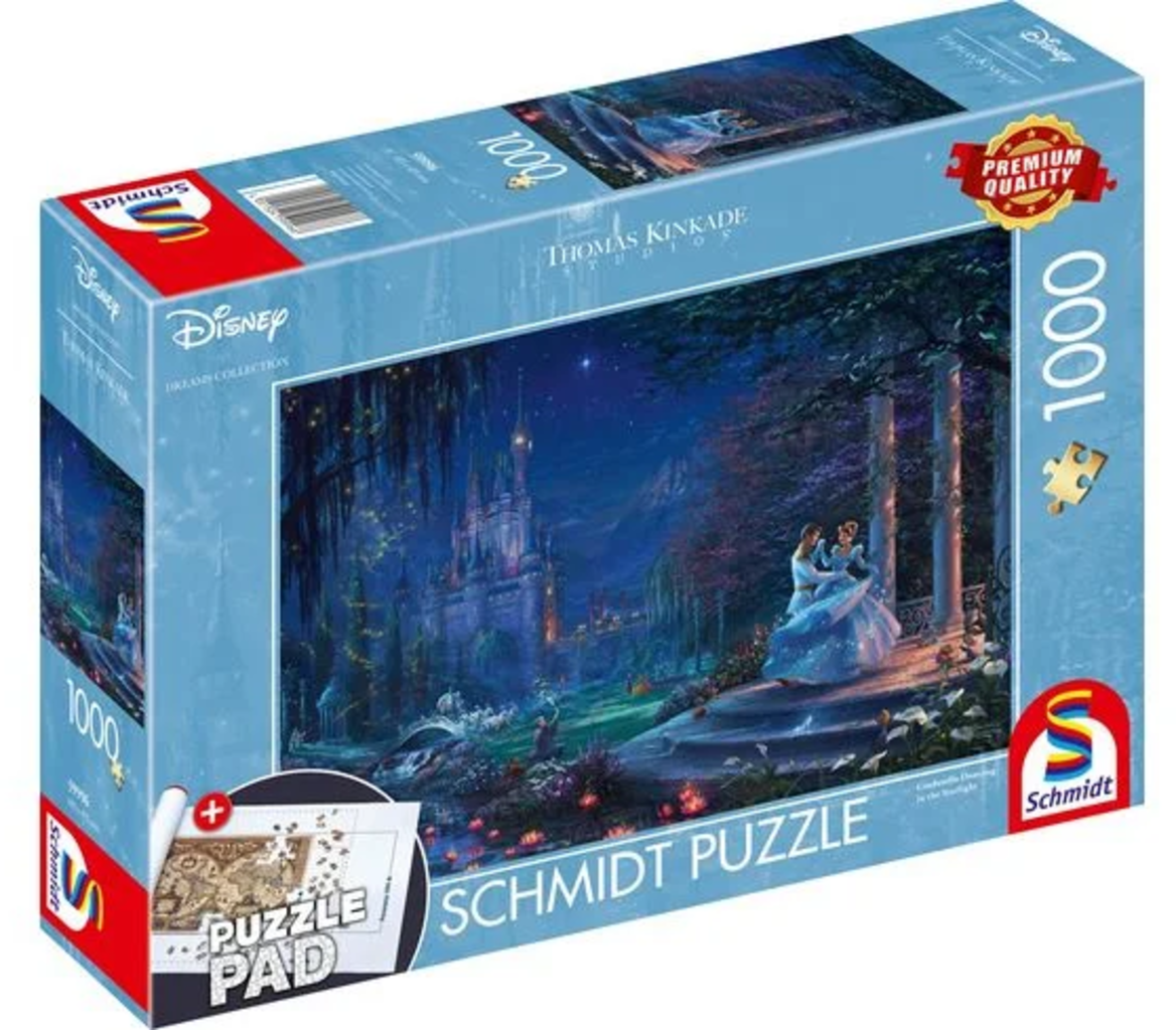 Puzzle - Thomas Kinkade - Cinderella II + Matte, 1000 Teile